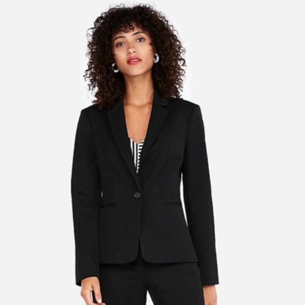 Express notch collar blazer